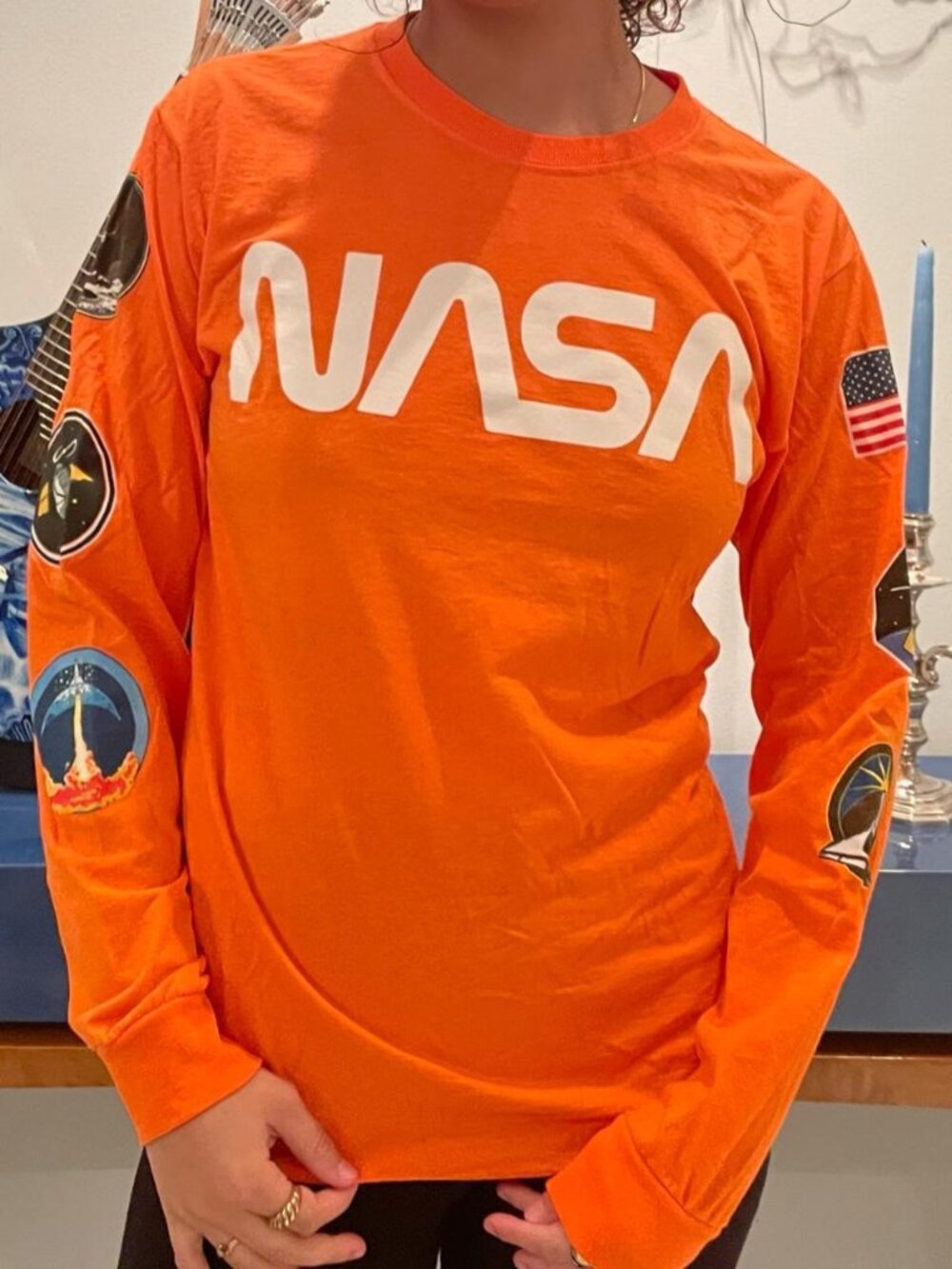 Urban Outfitters Women's Orange T-shirt